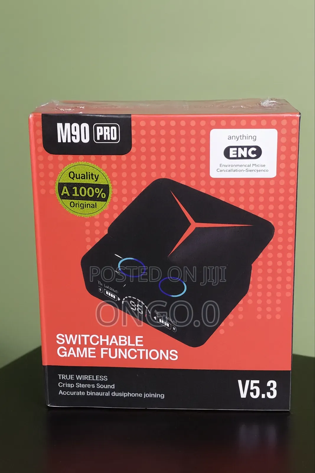 [ Code: 031] ‎
‎M90 Pro Enc Wireless,Hd Sound, Led Case, Bass Boost”
‎