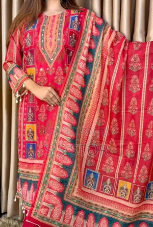 Photo - Indian Weightless Georgette Three-Piece High Quality