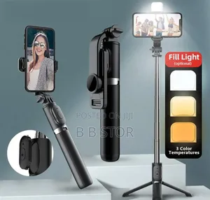 Photo - Q07 100cm Bluetooth Selfie Stick With Remote Control and Lightweight