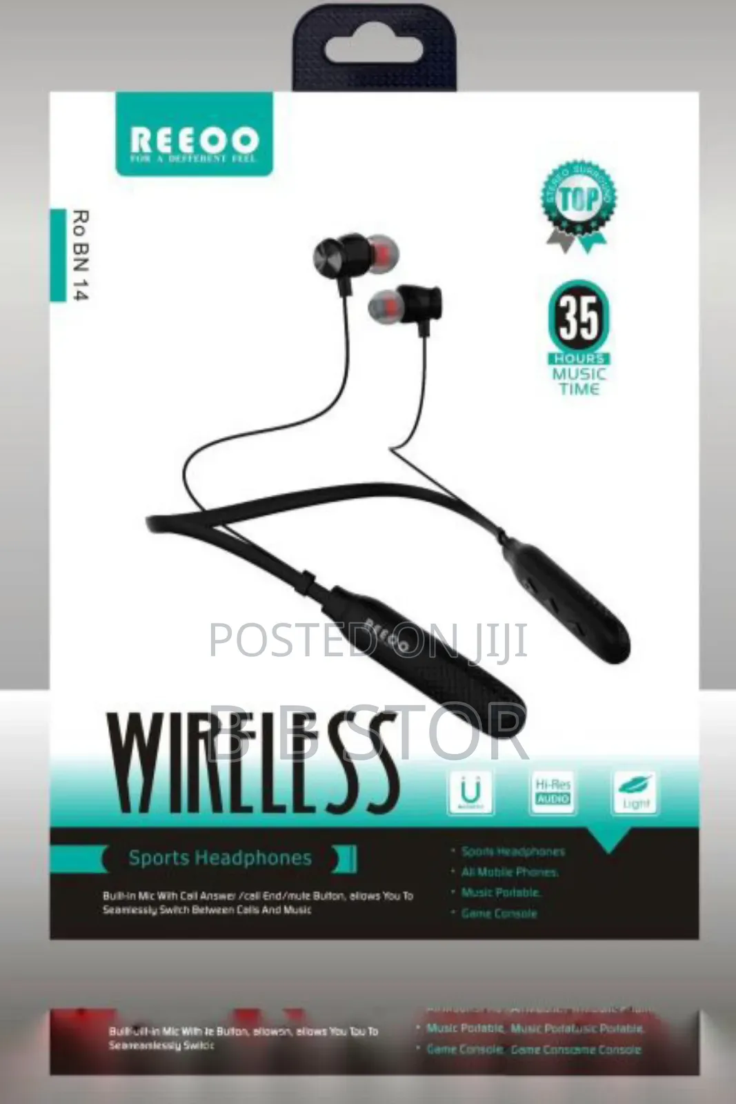 Recrsi Re-Ny060 200 Hours Bluetooth Neckband