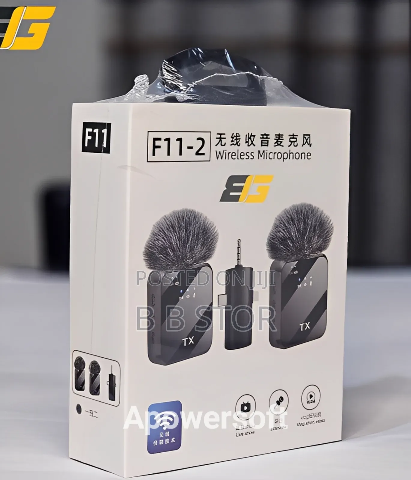 Wireless Lavalier Microphone 3 in 1 Mobile Phone Vlog Video Recording