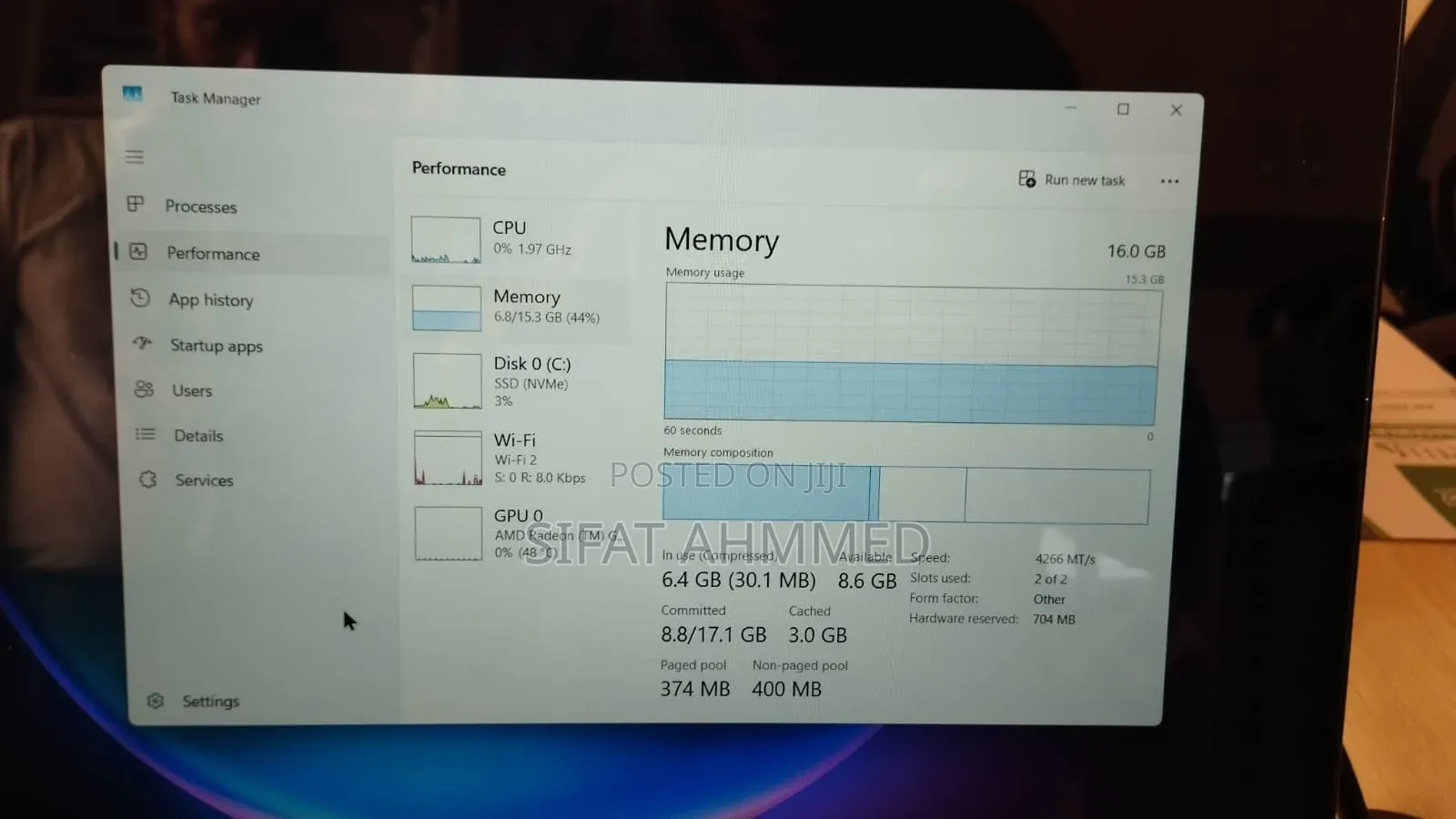 Laptop HP Envy X360 15-Cp0013nr 16GB AMD Ryzen 7 SSD 512GB