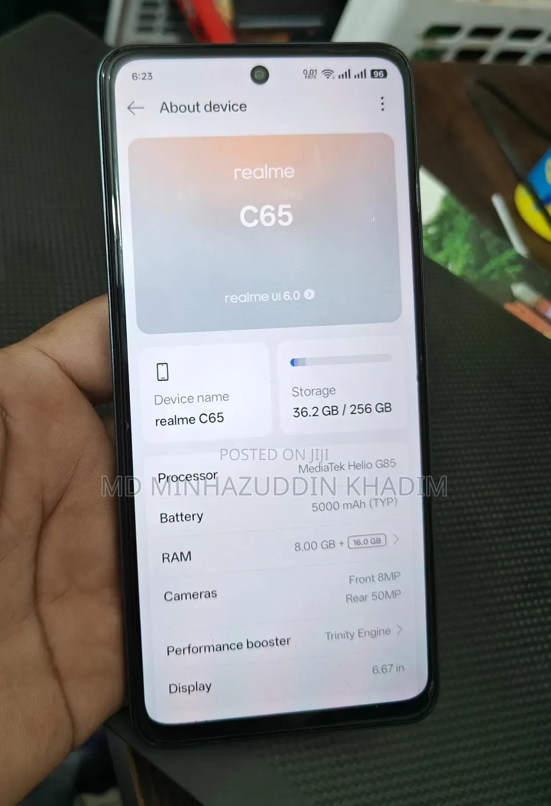 Realme C75 256 GB Blue