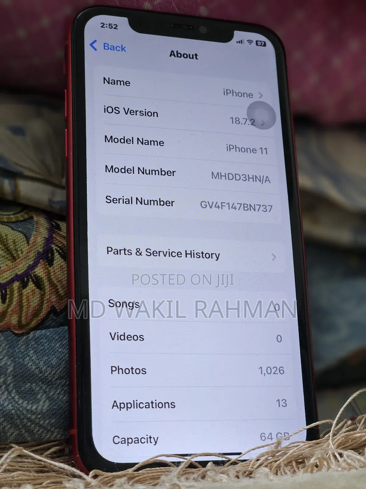 Apple iPhone 11 64 GB Red