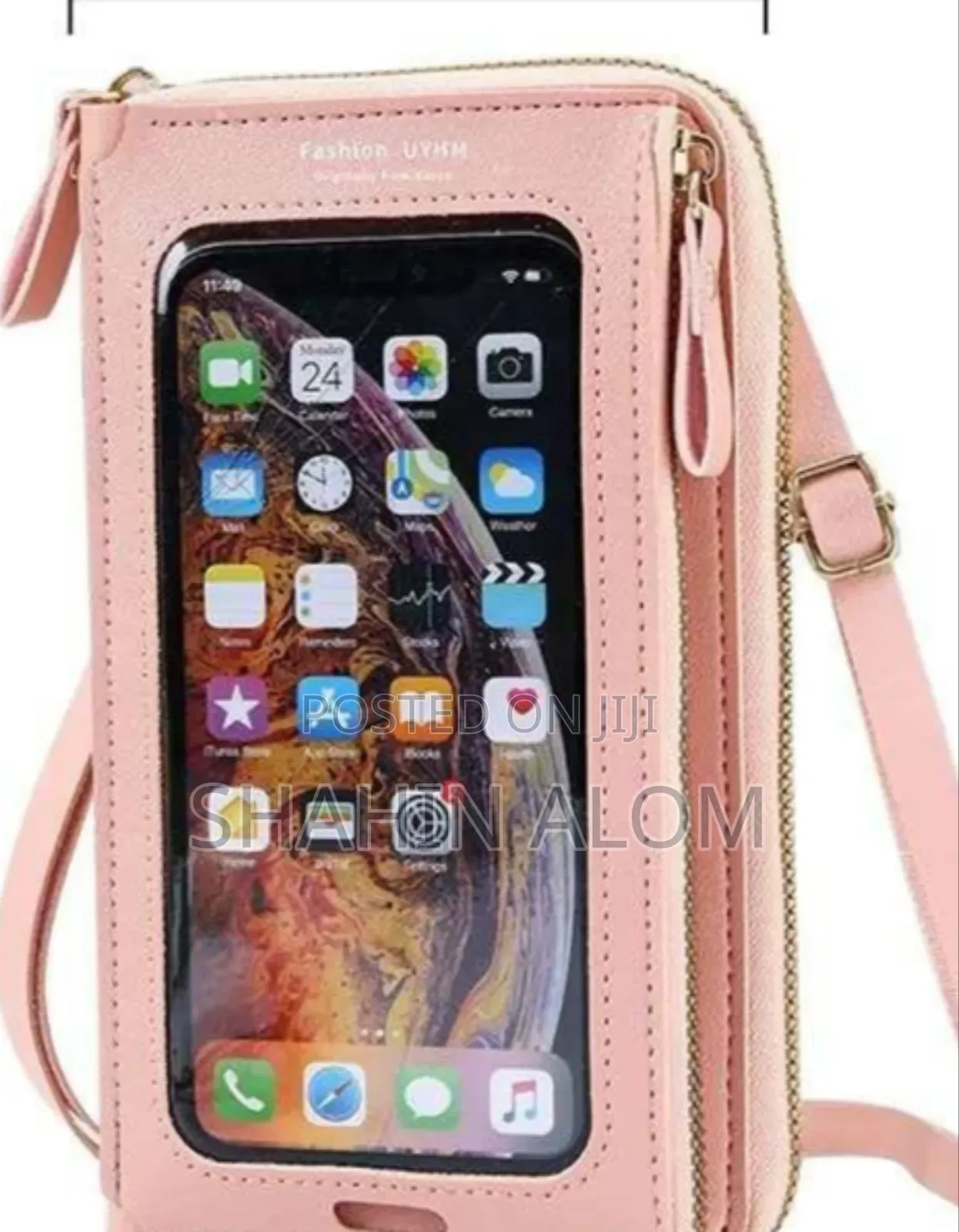 Women Bags Soft Leather Wallets Touch Screen