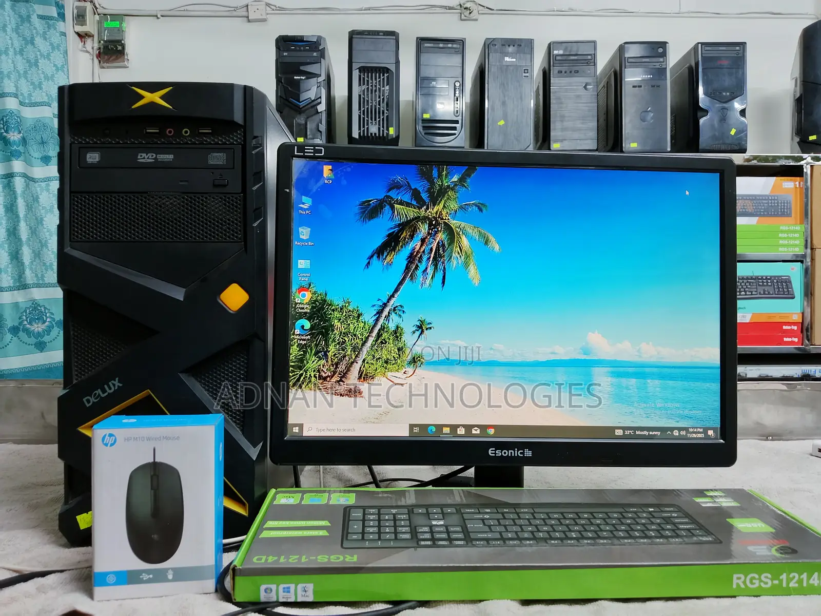 Desktop Computer 4GB Intel Core I3 SSD 128GB