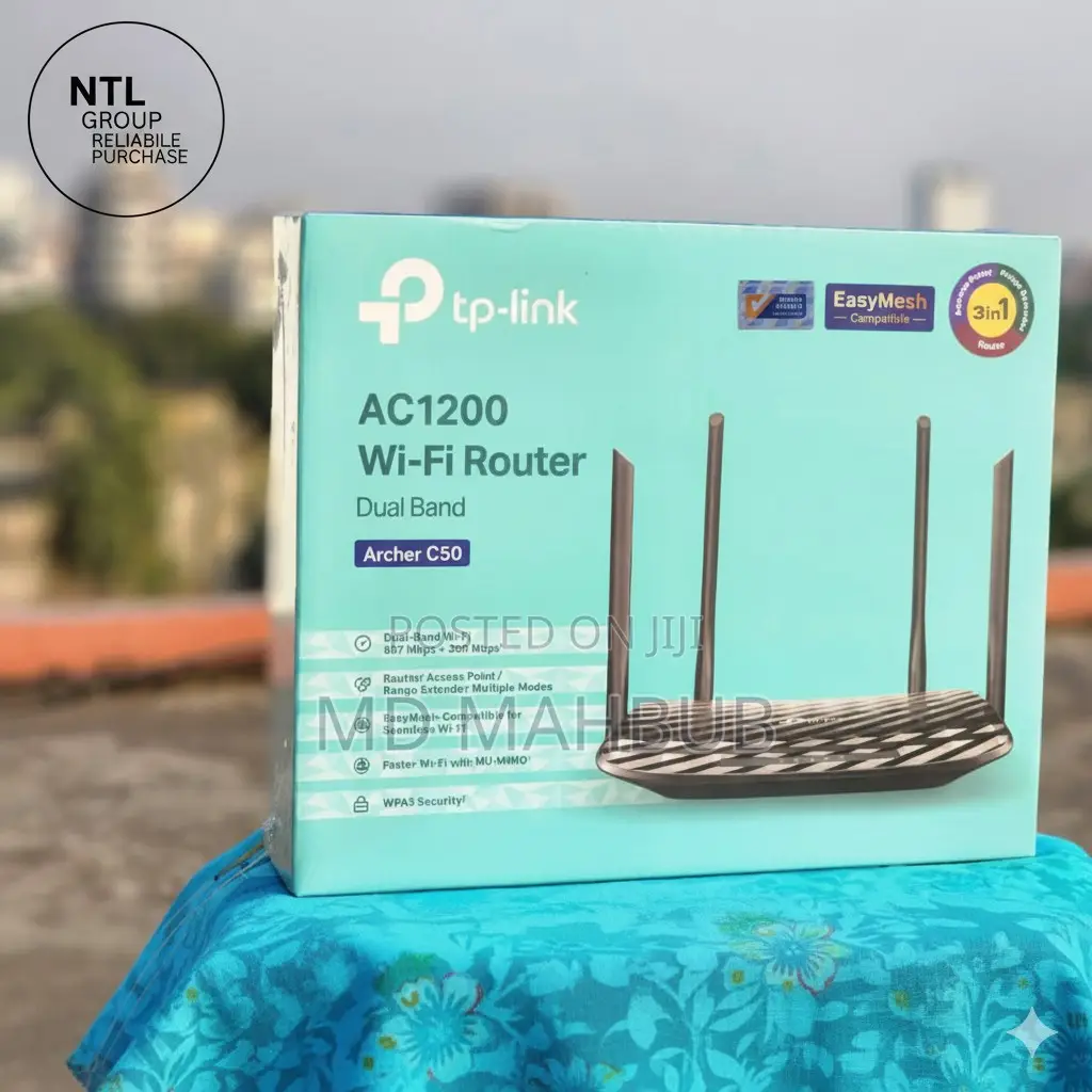 Tp-Link Archer C50 Ac1200 Dual Band Wi-Fi Router