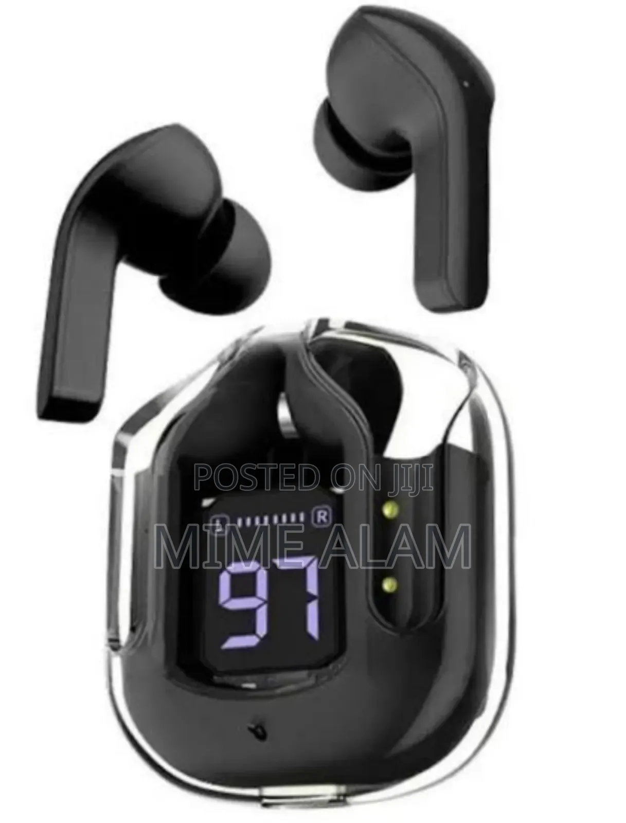 Ultra Pods Pro Bluetooth Earbuds With Display Transparent TWS