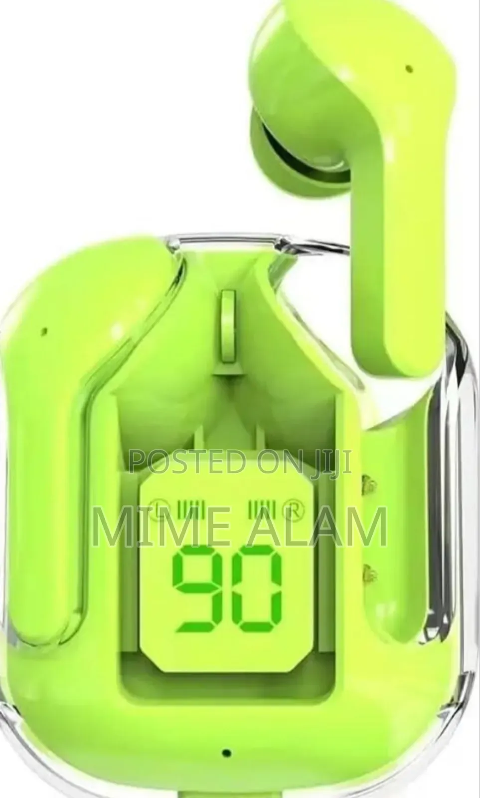 Ultra Pods Pro Bluetooth Earbuds With Display Transparent TWS