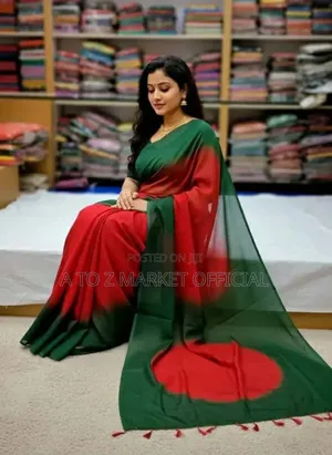 Photo - Victory Day Saree With Blouse Piece