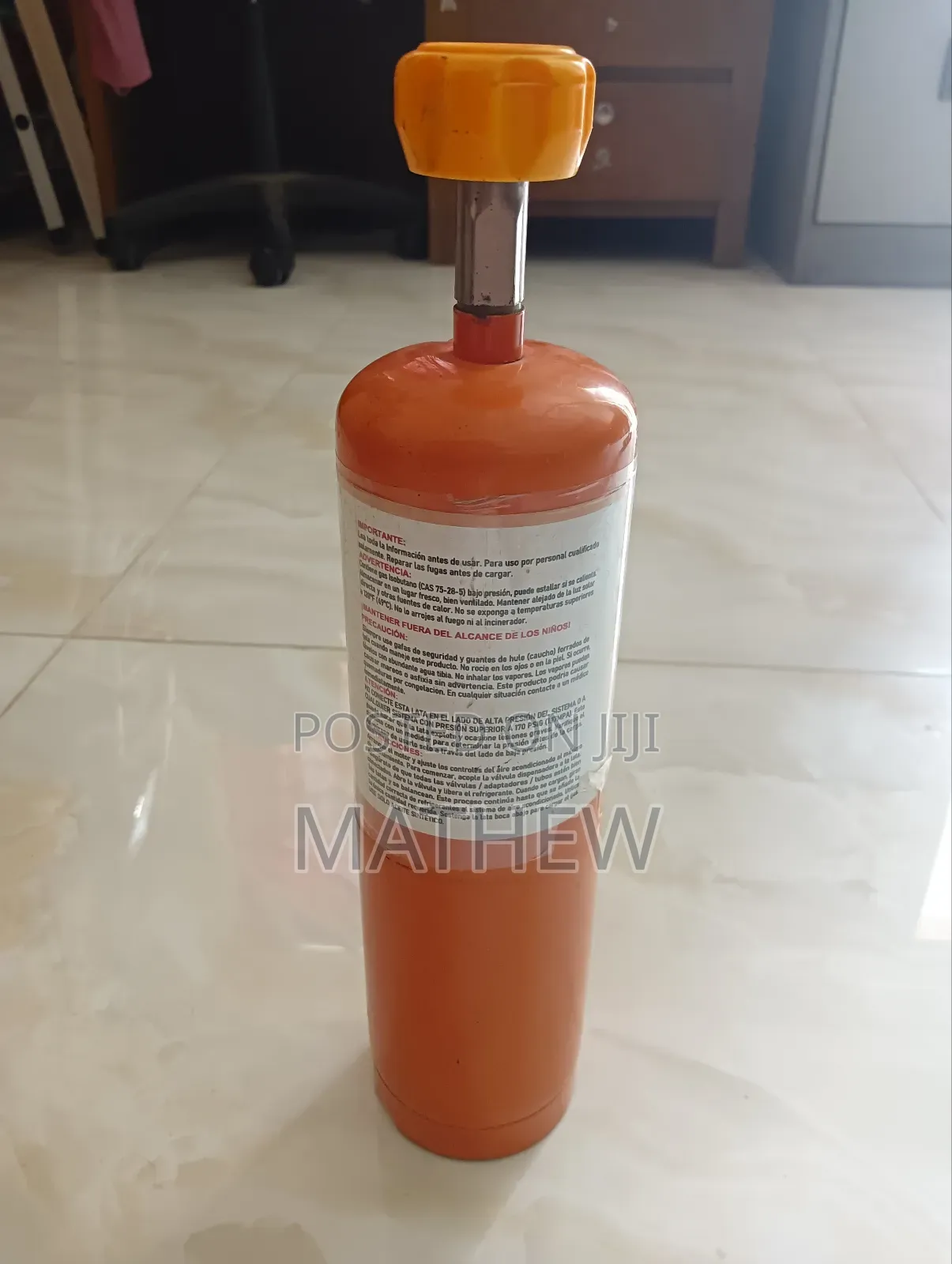 R600a Gas Cylinder With 300 Gram Gas