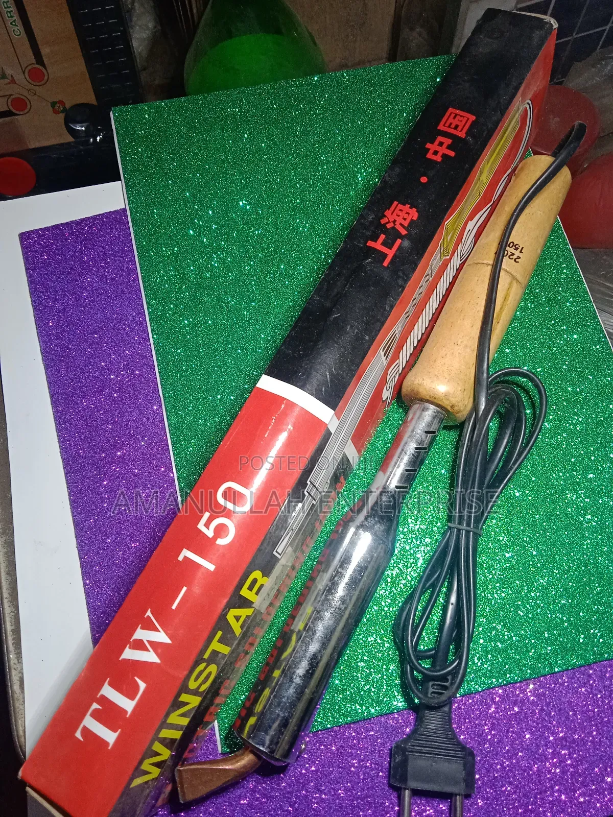 Soldering Iron 150w a Hand Tool That Supplies Heat to Melt Solder.