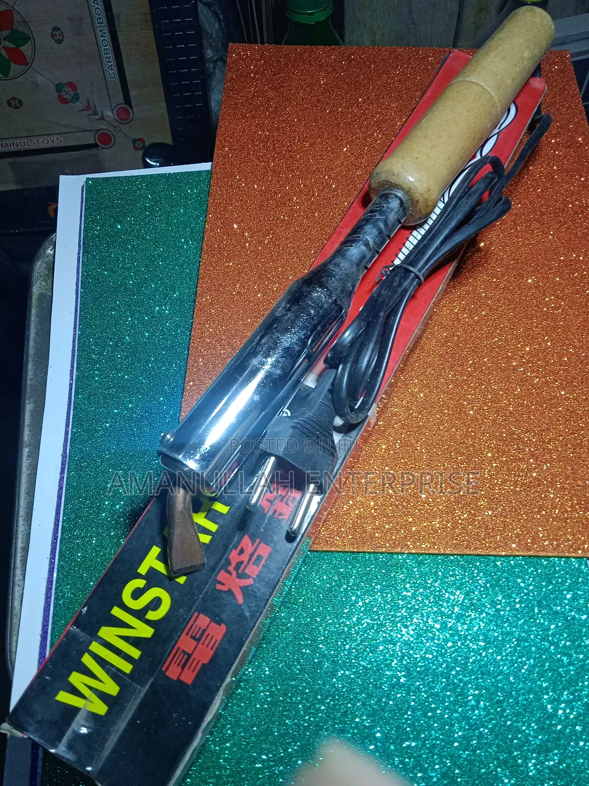 Soldering Iron 150w a Hand Tool That Supplies Heat to Melt Solder.