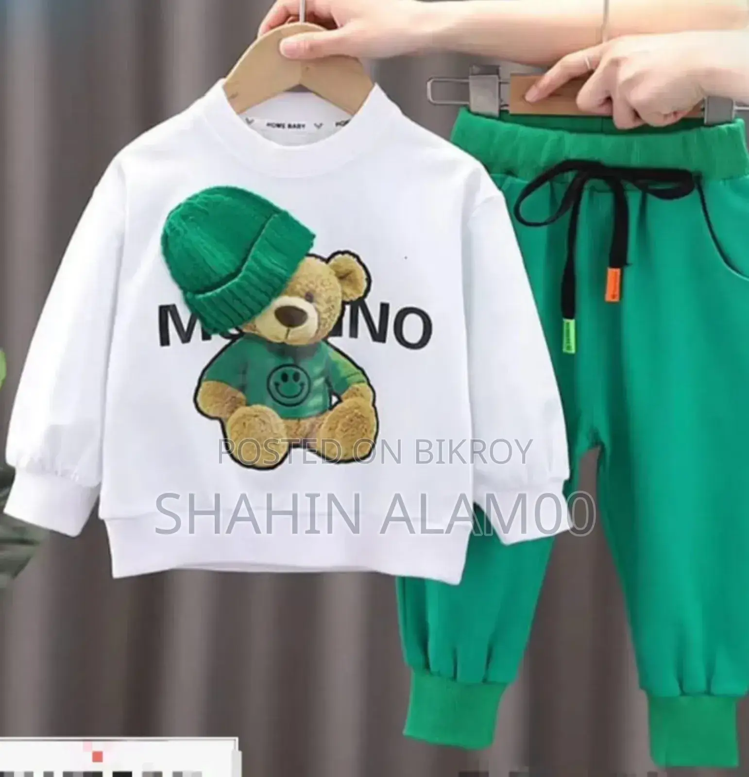 Elegant Stylish Baby Sweatshirt and Trouser Set