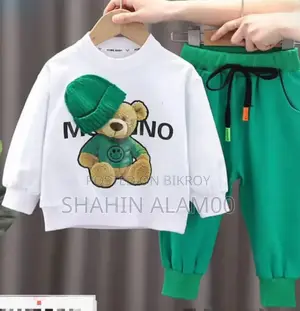Elegant Stylish Baby Sweatshirt and Trouser Set