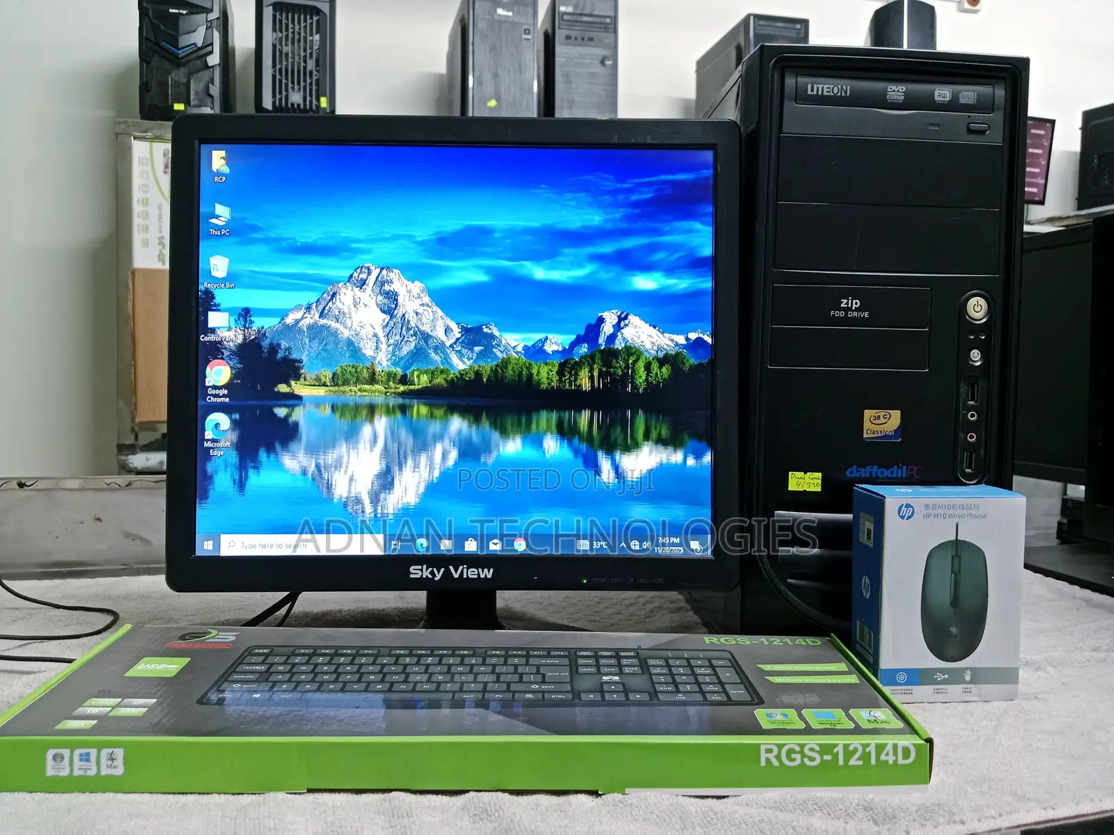 Desktop Computer 4GB Intel Core 2 Duo HDD 500GB