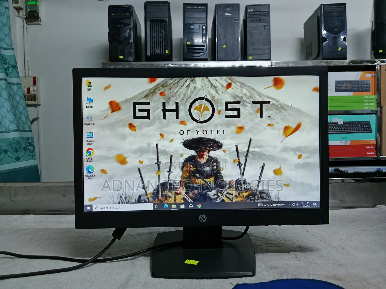 Hp V194 – 19′′ Hd Led Backlight Monitor | Fresh Condition