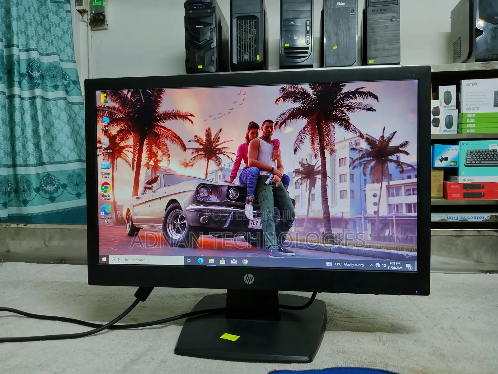 Hp V194 – 19′′ Hd Led Backlight Monitor | Fresh Condition