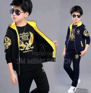  বাচ্চাদের জন্য নতুন স্টাইলিশ সোয়েটশার্ট এবং ট্রাউজার সেট 