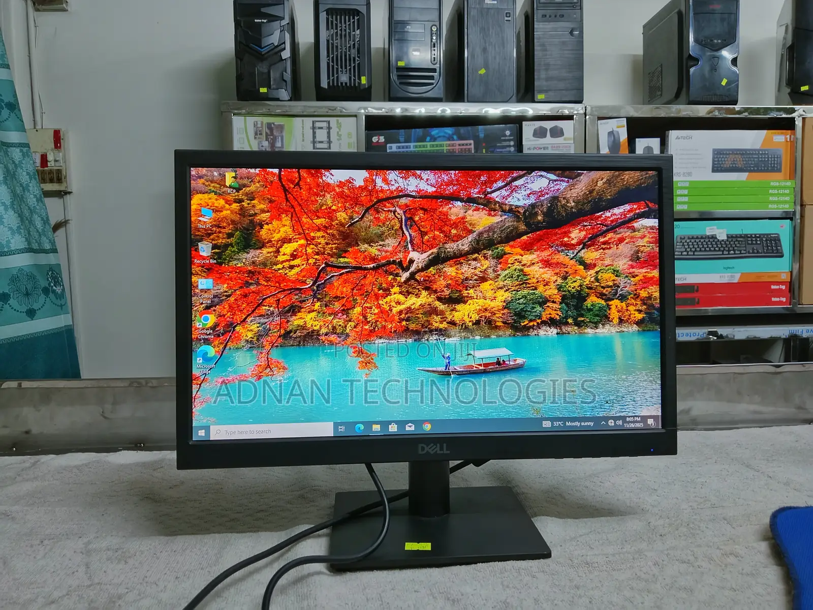 Dell E1918h – 19′′ Led Hd Monitor | Hdmi Vga Available