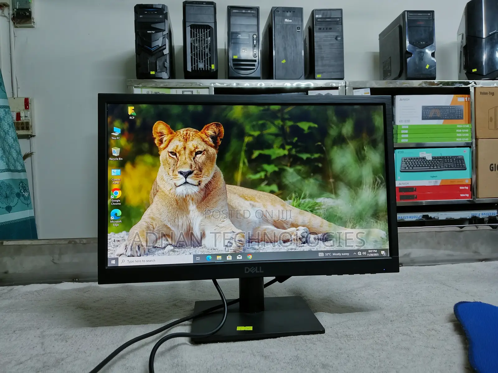 Dell E1918h – 19′′ Led Hd Monitor | Hdmi Vga Available