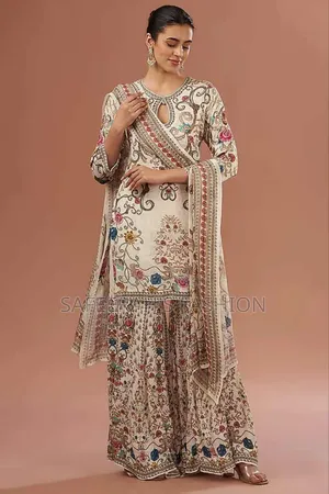 Photo - Digital Print Gharara 3pices Sj