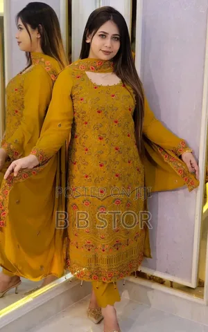 Jorjet Embroidery Four Piece