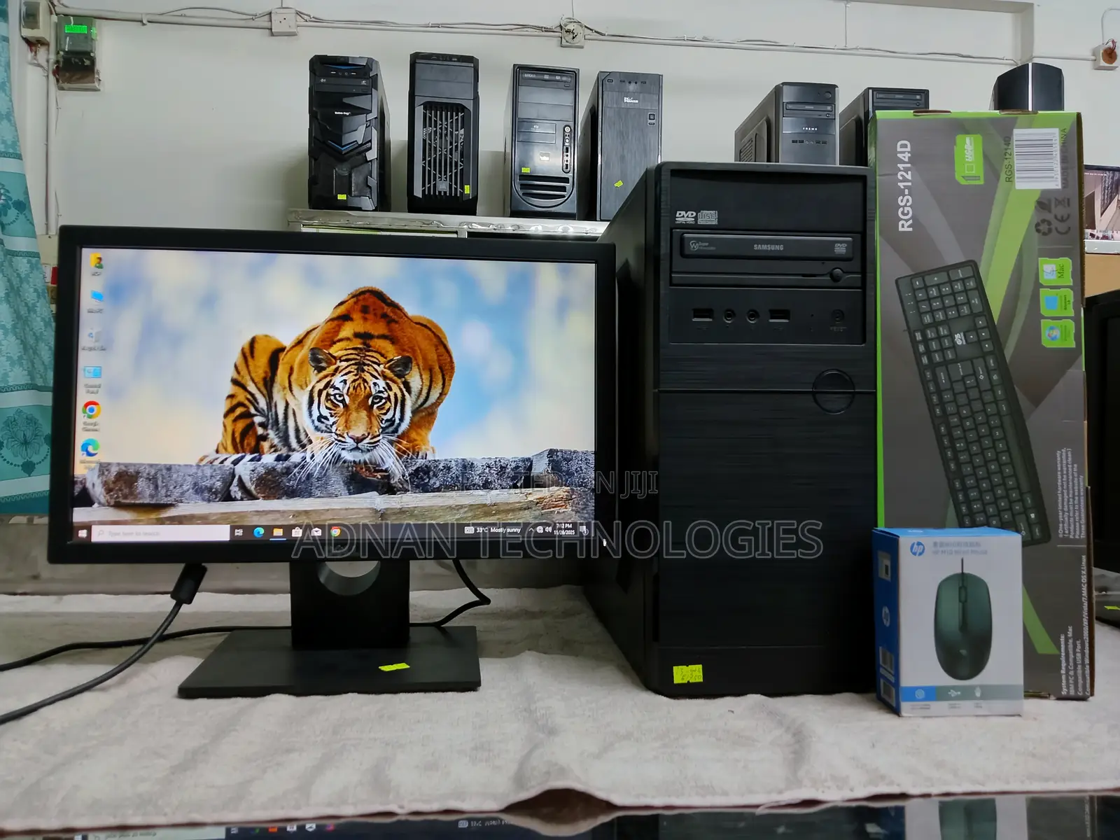 Desktop Computer 8GB Intel Core I3 SSD 128GB