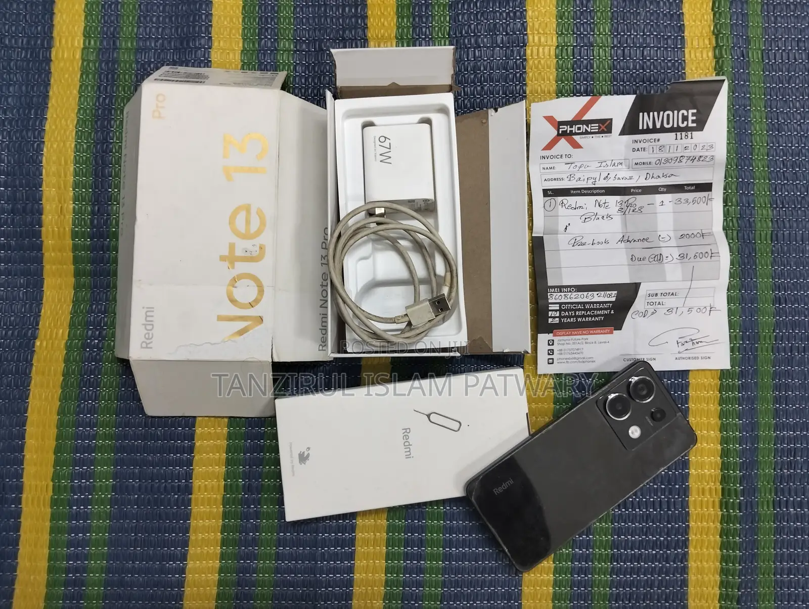 Xiaomi Redmi Note 13 Pro 5G 128 GB Black