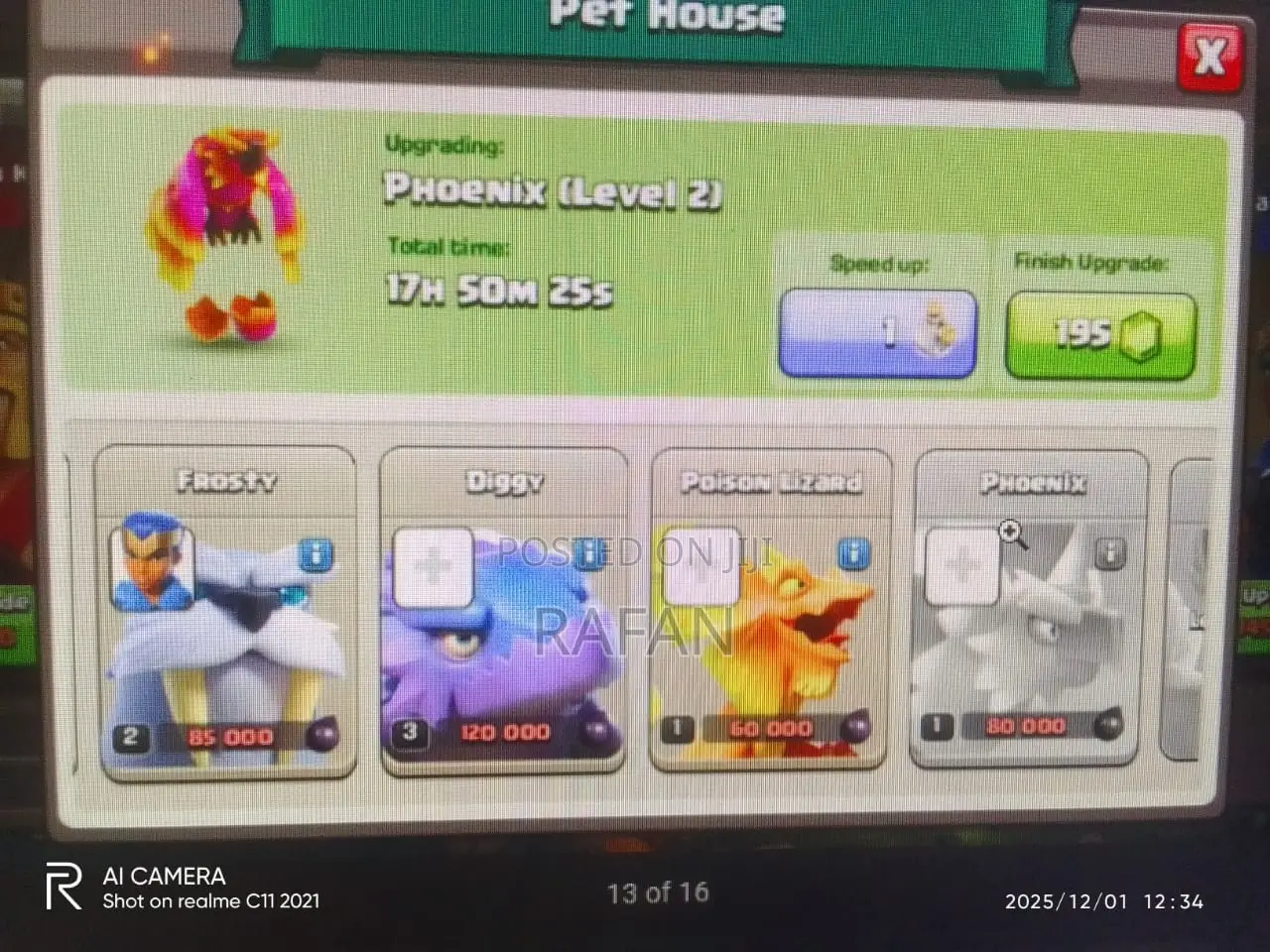 Premium Th16 Clash of Clans Account | 1 Buyer Wins, Others Lose Out