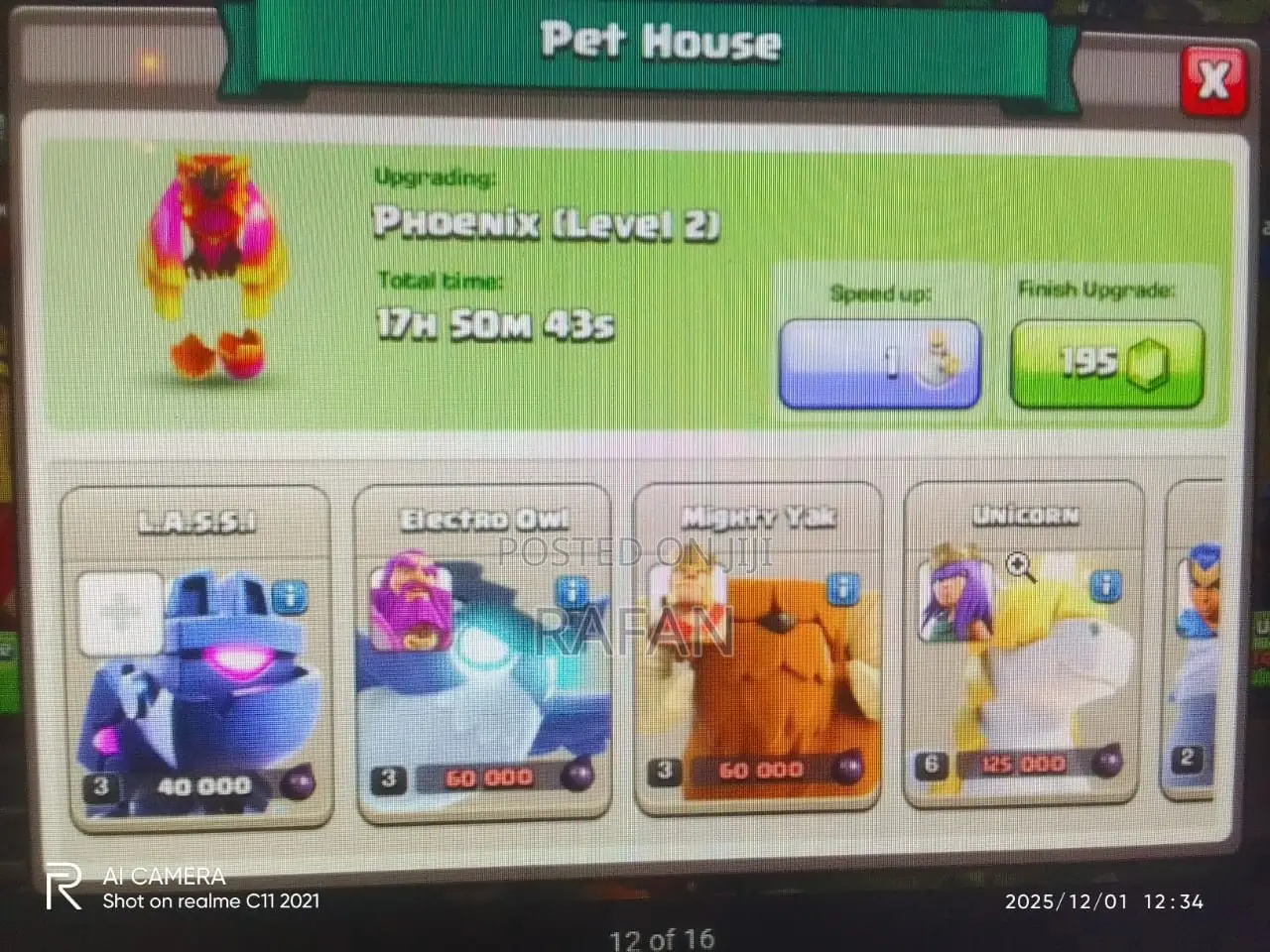 Premium Th16 Clash of Clans Account | 1 Buyer Wins, Others Lose Out
