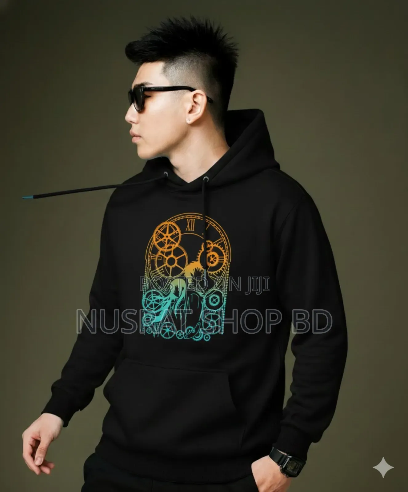 Drop Shoulder Hoodie for Men and Women