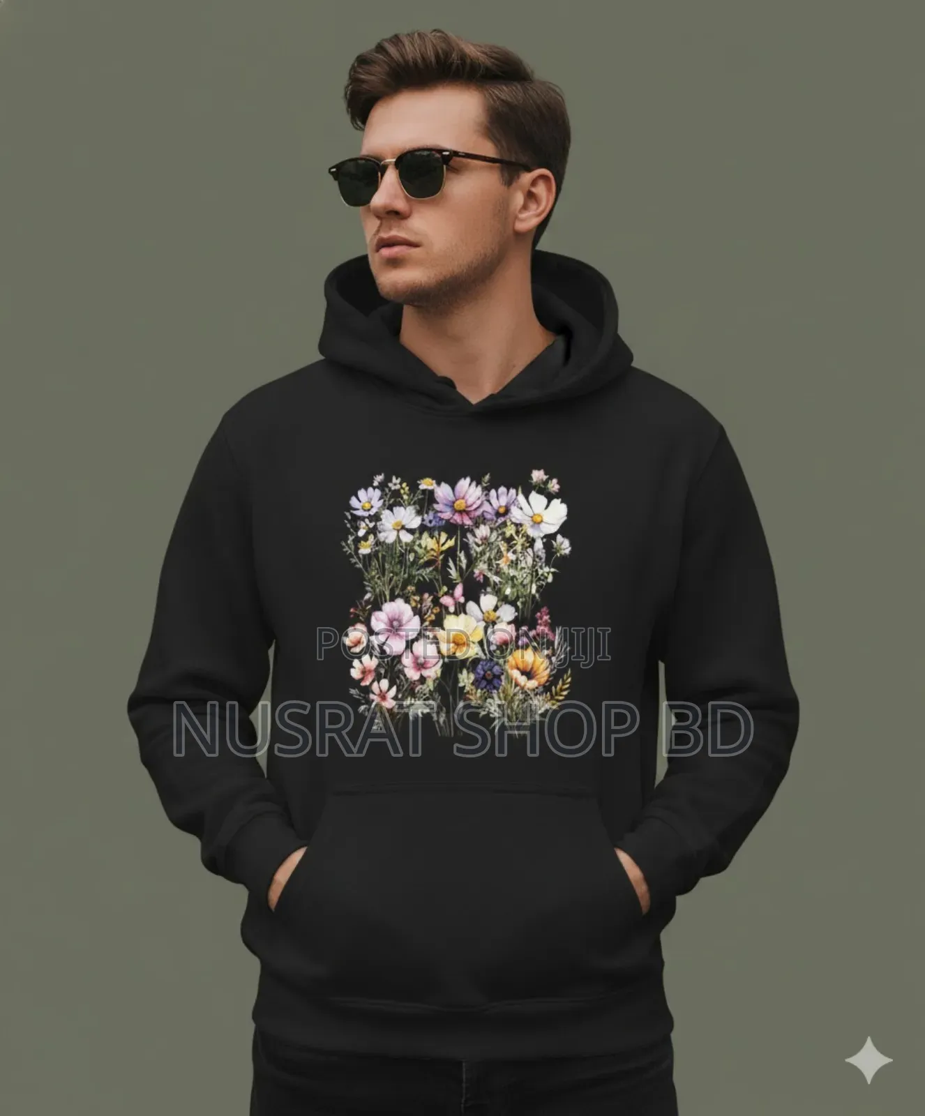 Drop Shoulder Hoodie for Men and Women
