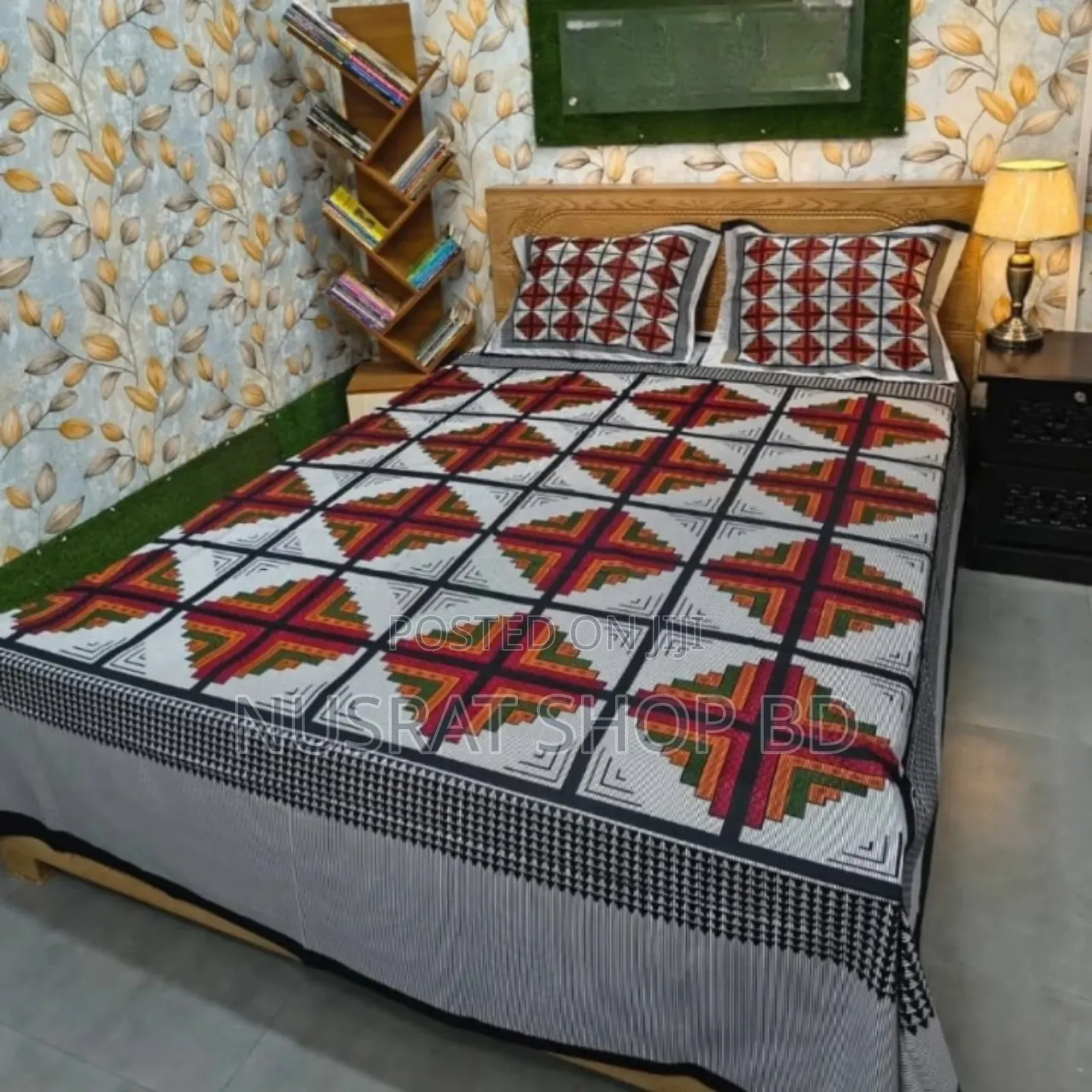 Luxury Panel Cotton Bed Sheet
Code : 11811