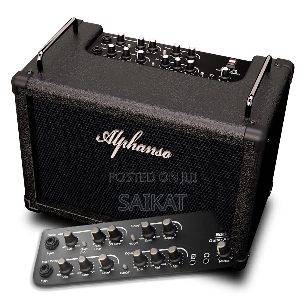 52 Watt Alphanso Rock 52 Guitar Amplifier (Guitar, Mic, Mp3)
