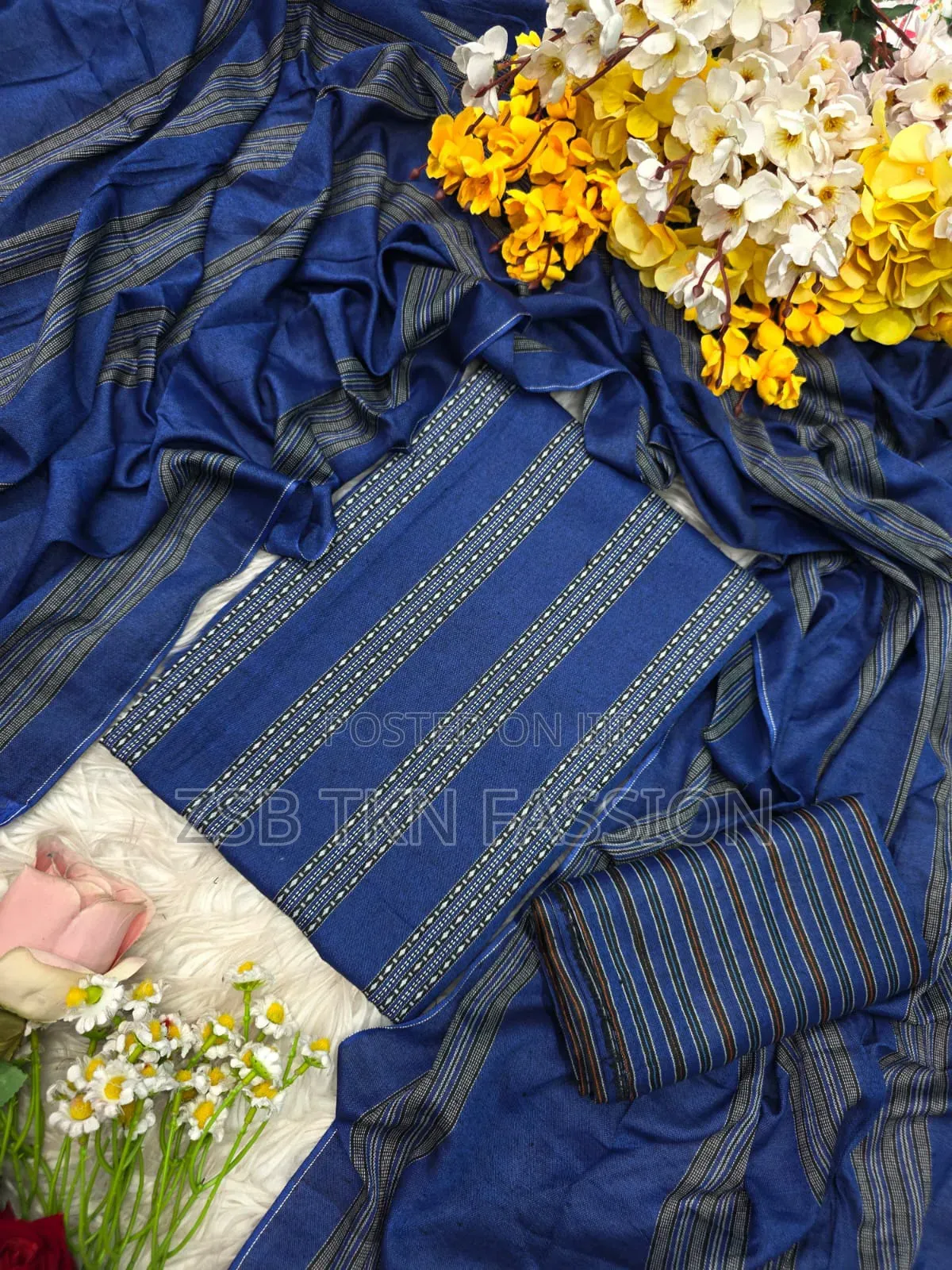 বার্মিজ তাঁত থ্রি-পিস নতুন আপডেট