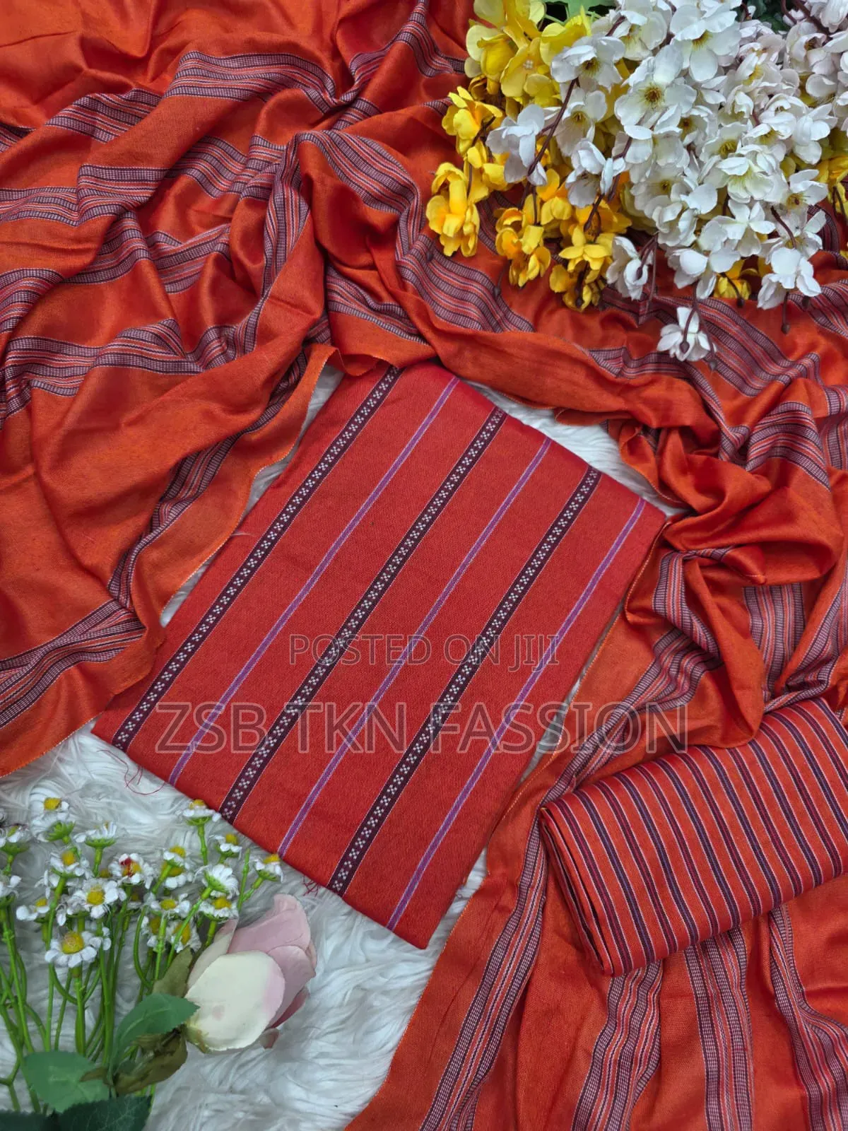 বার্মিজ তাঁত থ্রি-পিস নতুন আপডেট