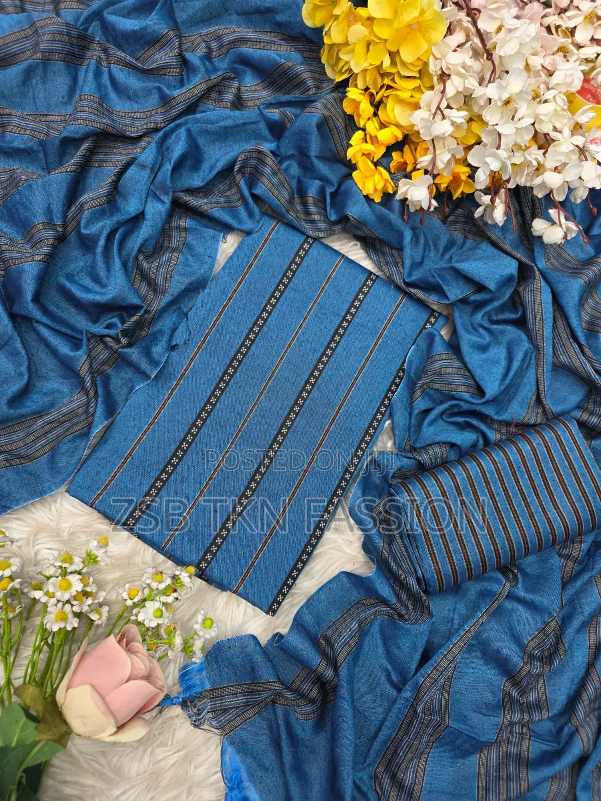 বার্মিজ তাঁত থ্রি-পিস নতুন আপডেট