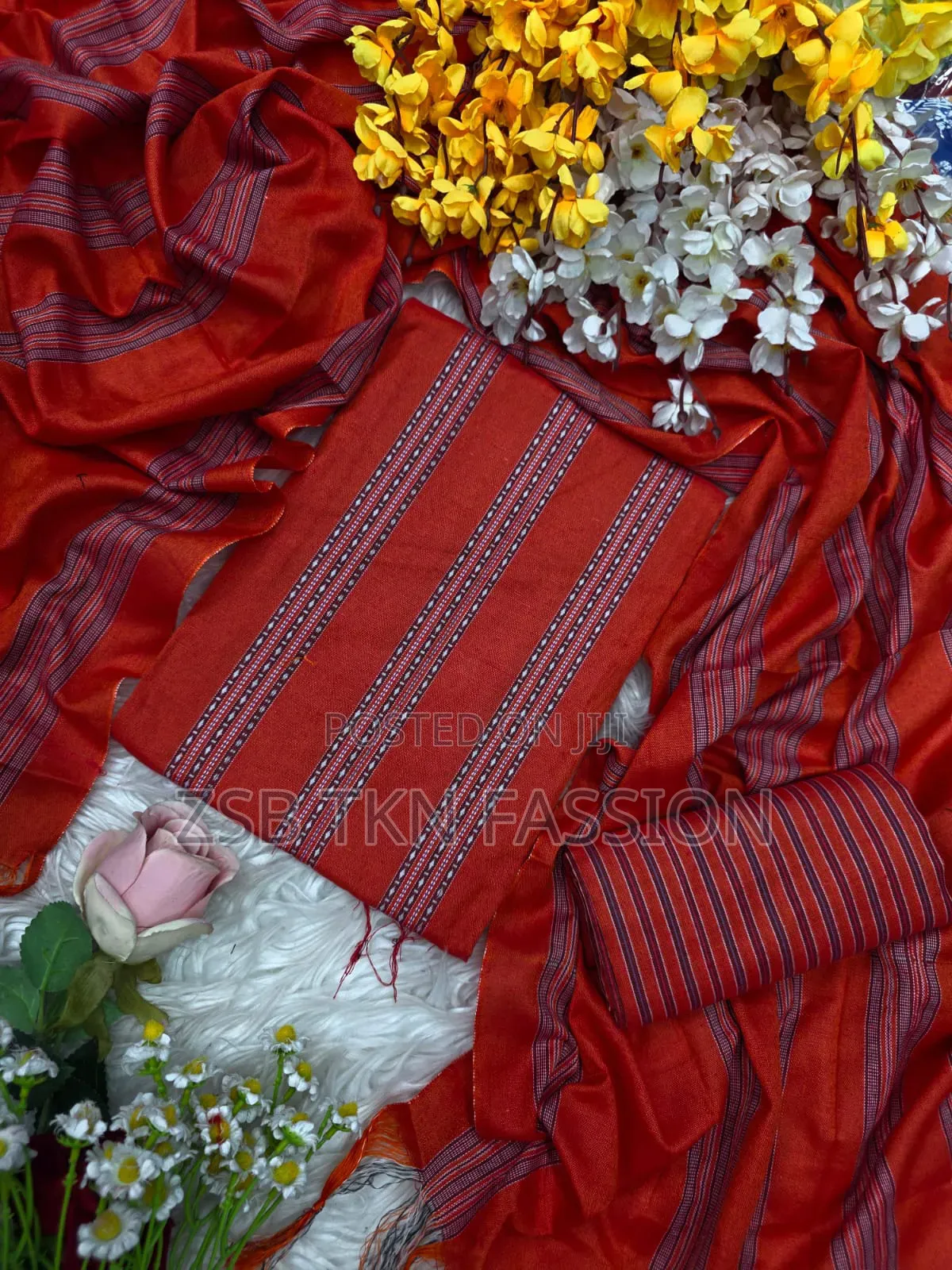 বার্মিজ তাঁত থ্রি-পিস নতুন আপডেট