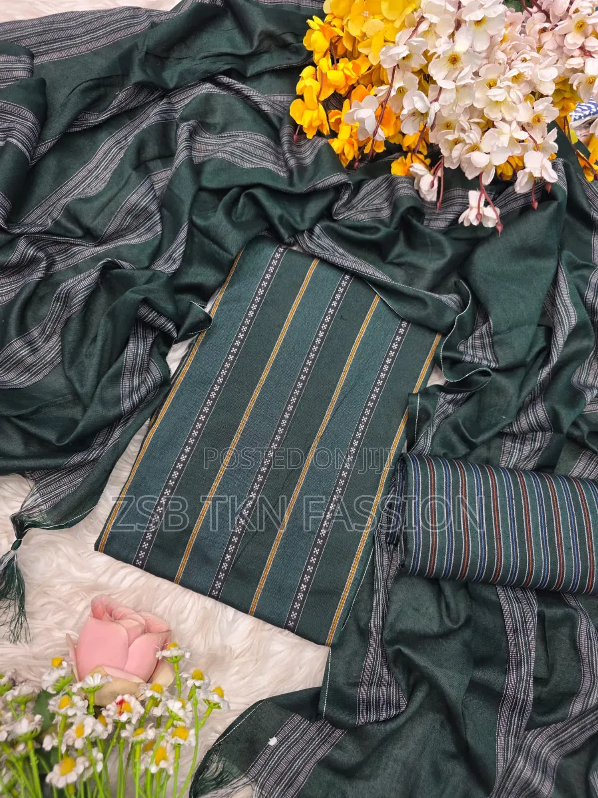 বার্মিজ তাঁত থ্রি-পিস নতুন আপডেট