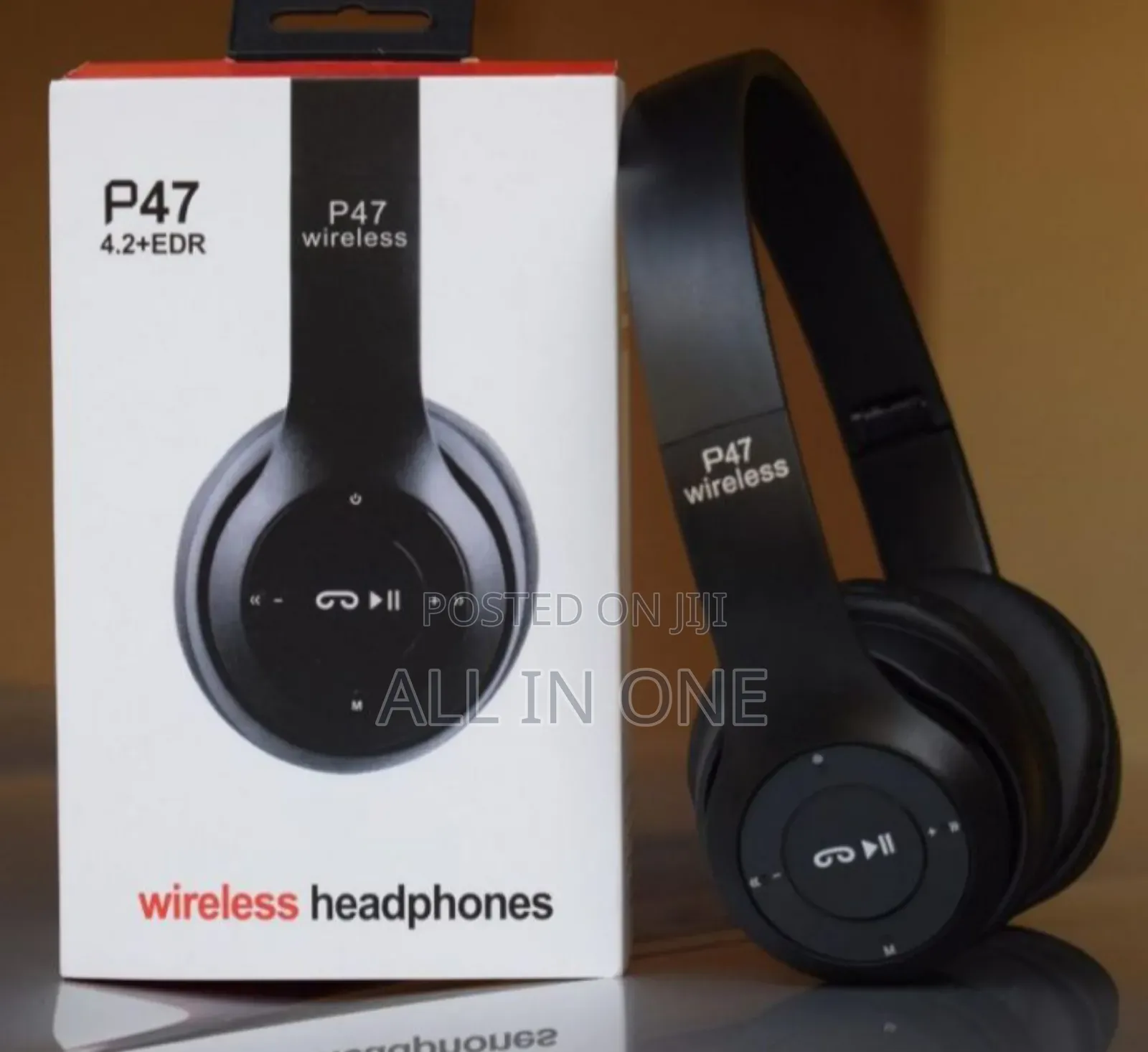 Wireless Bluetooth Headphone P47 Stereo Earphone With Sd Card Slot