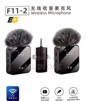 Photo - Wireless Lavalier Microphone 3 in 1 Mobile Phone Vlog Video Recording