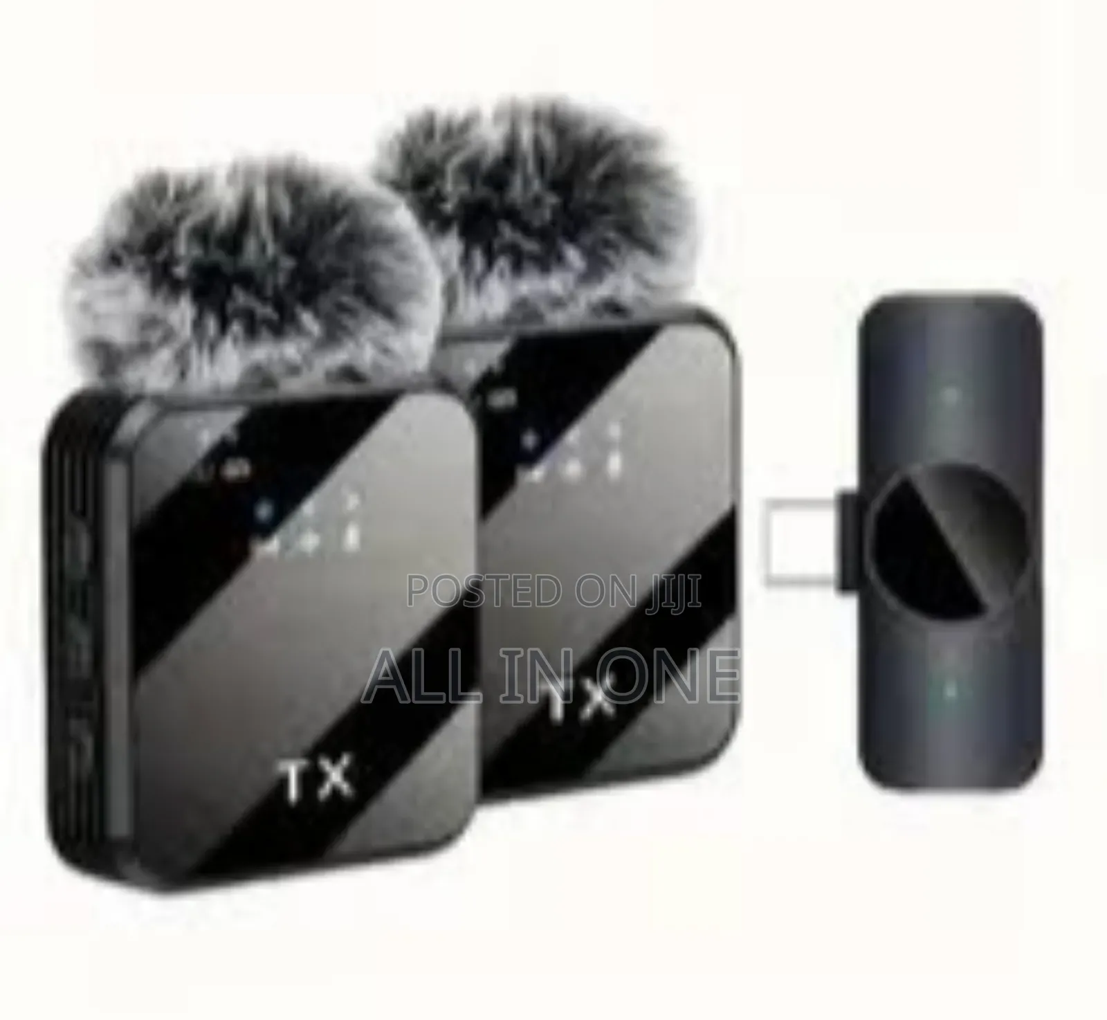 Wireless Lavalier Microphone 3 in 1 Mobile Phone Vlog Video Recording