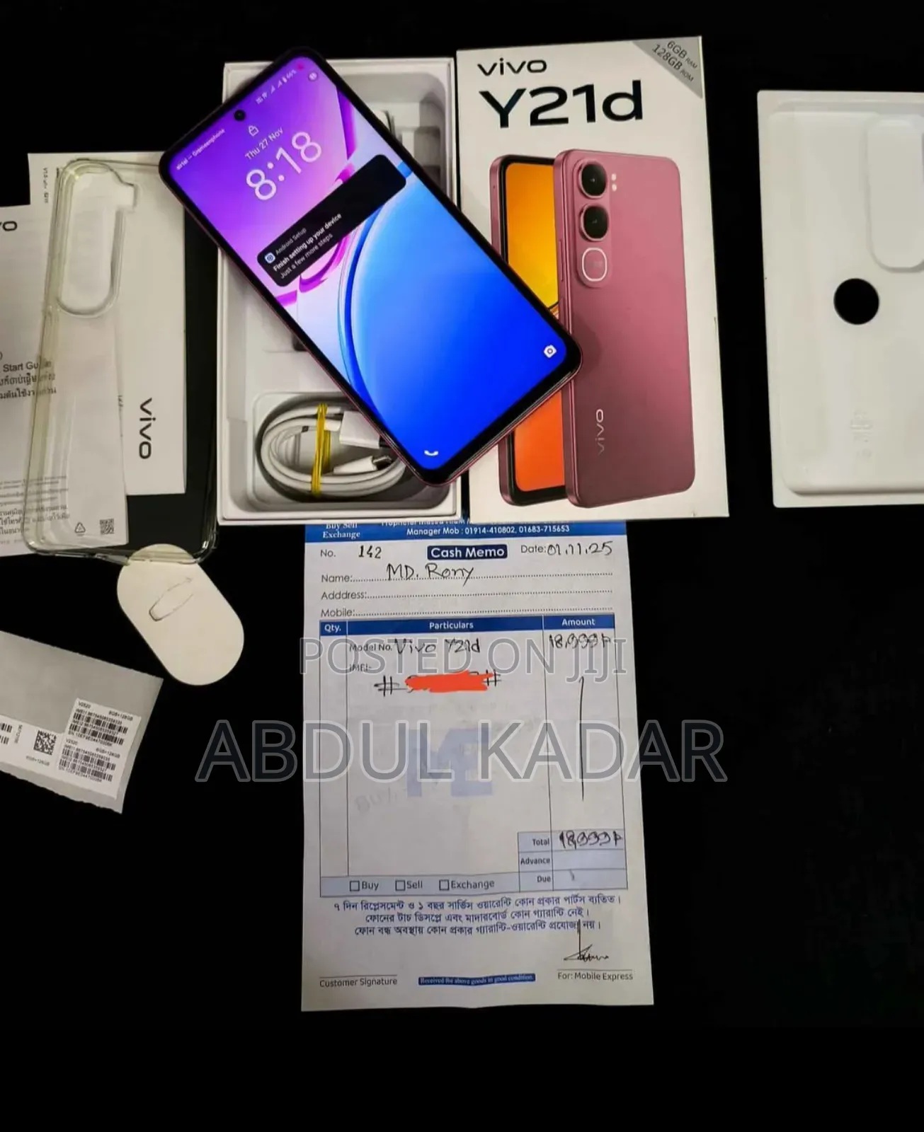 Vivo Y21d 128 GB Red
