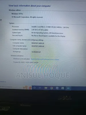 Laptop Dell Inspiron 14 3421 2GB Intel Core I3 HDD 256GB