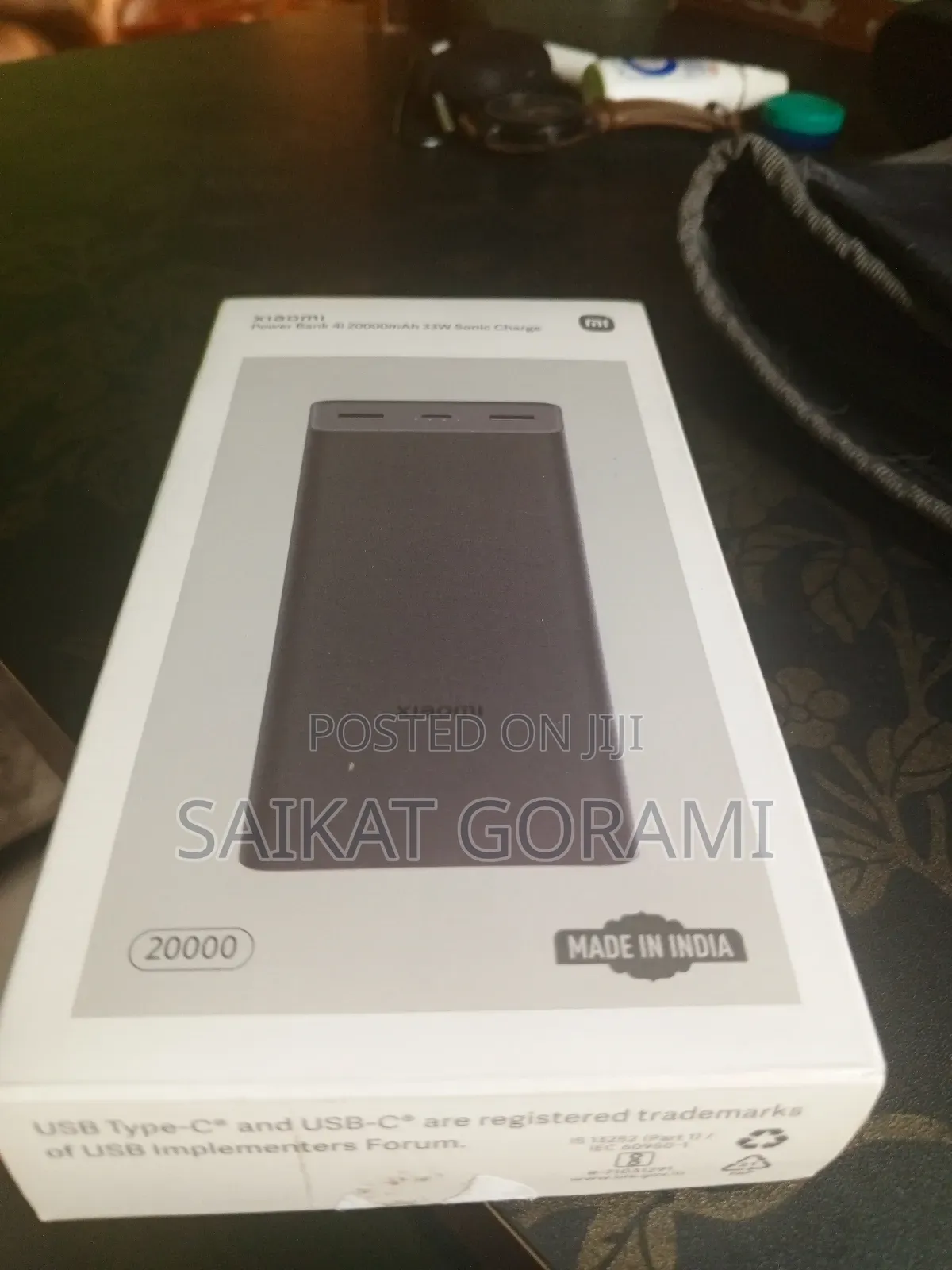 Xiaomi Power Bank 4i 20000ah 33w