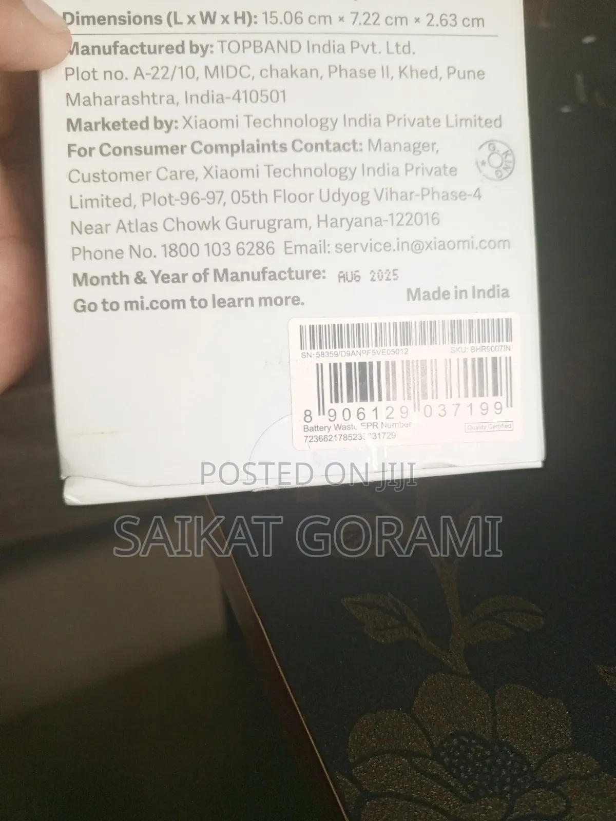 Xiaomi Power Bank 4i 20000ah 33w