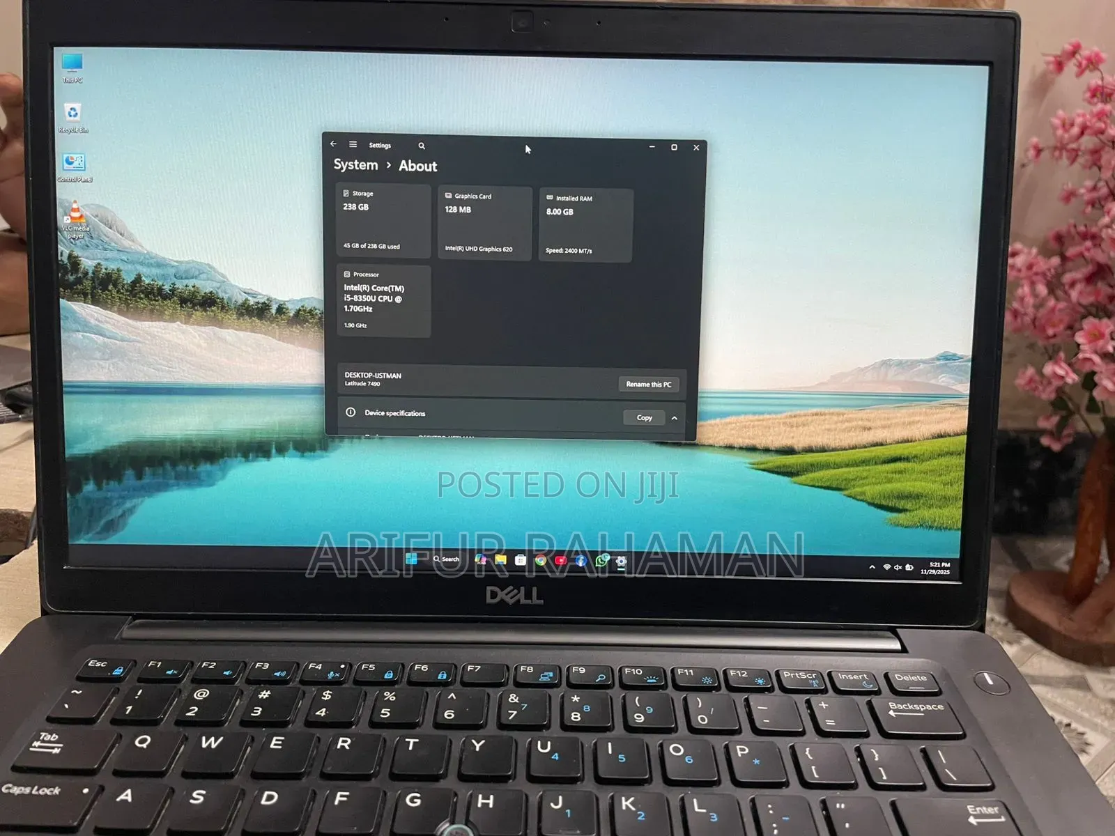 Laptop Dell Latitude 7490 8GB Intel Core I5 SSD 256GB