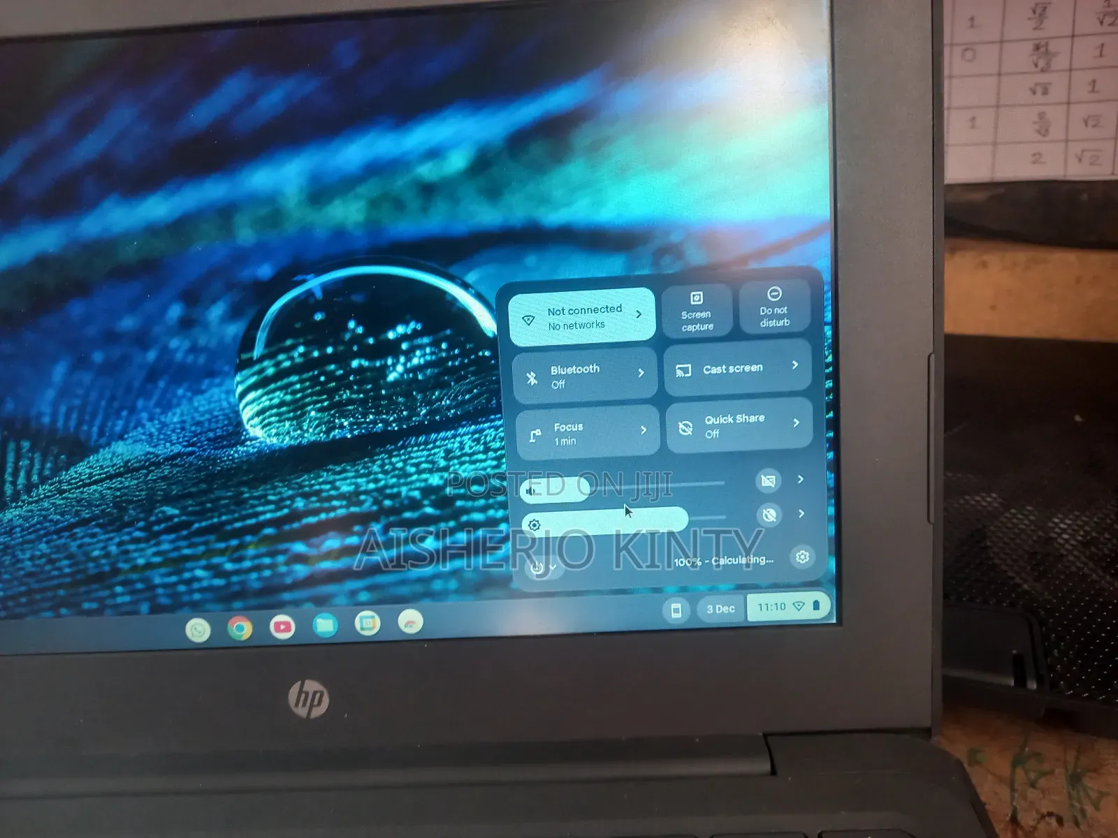 Laptop HP Chromebook X360 11 8GB Intel Core I5 SSD 256GB