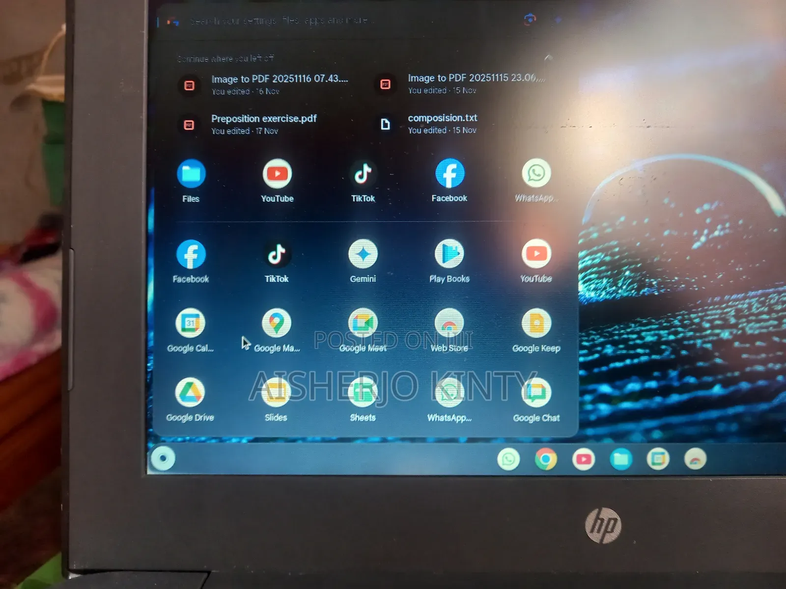 Laptop HP Chromebook X360 11 8GB Intel Core I5 SSD 256GB